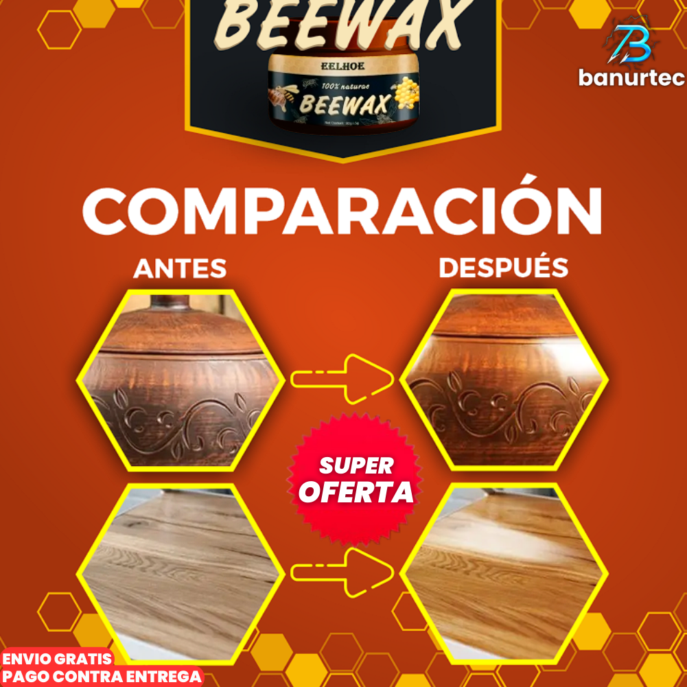 BEEWAX® Cera Reparadora de Madera