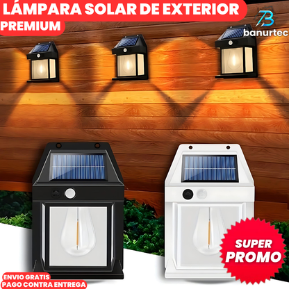 Lámpara Solar de Exterior Premium con Sensor de Movimiento