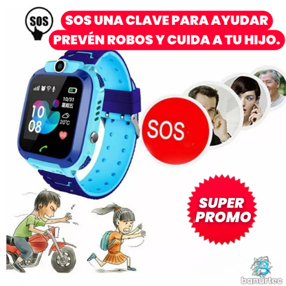 RELOJ INTELIGENTE CON GPS- SIM ALTA GAMA PARA NIÑOS - Smart Watch®