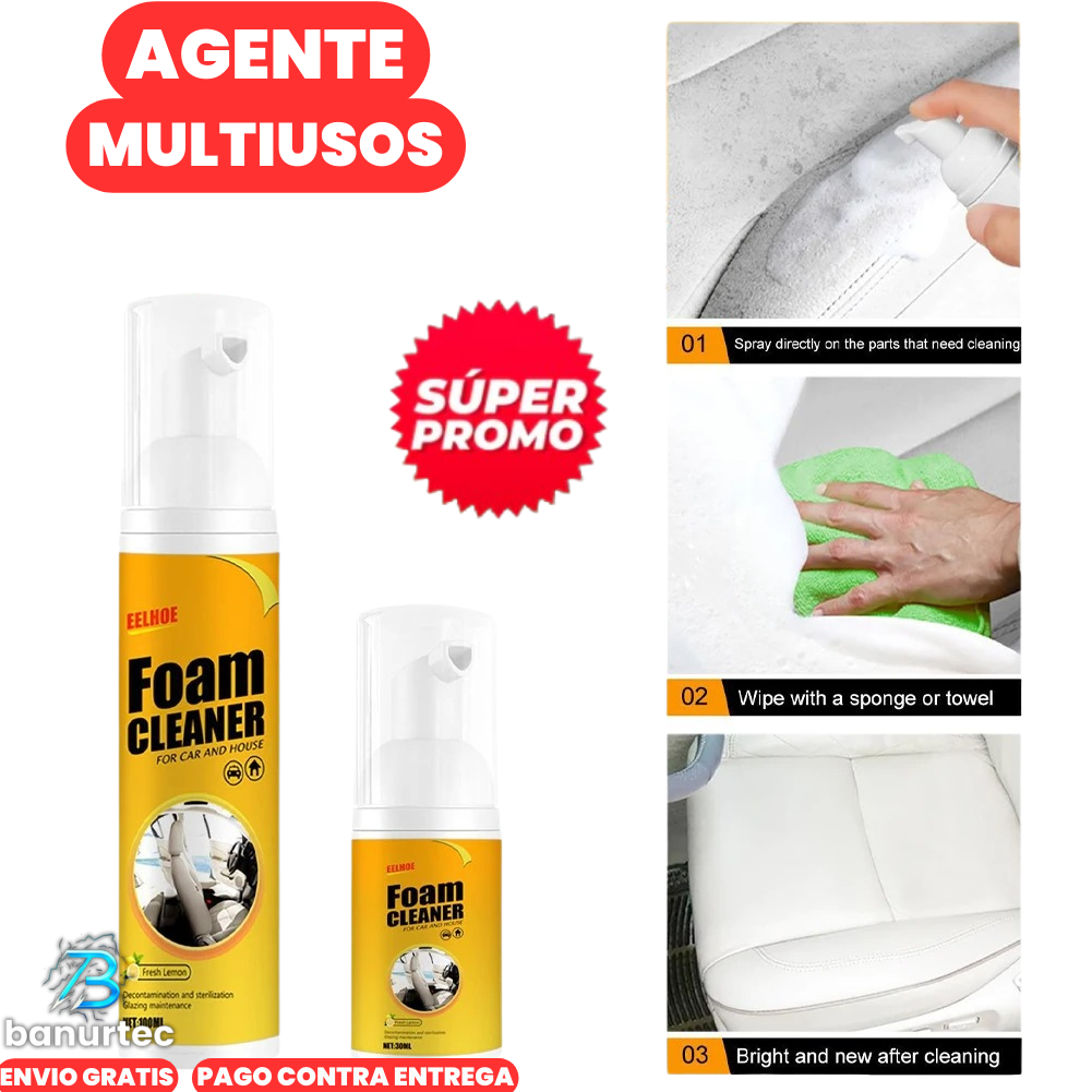 Oferta Especial 2x1: Foam Cleaner® - Espuma Limpiadora Profesional Multiusos