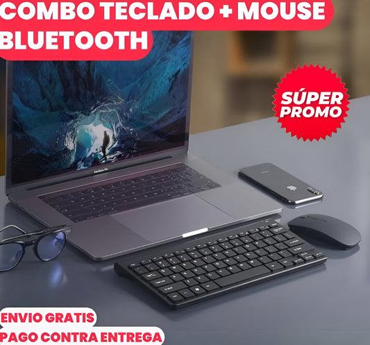 Combo Teclado Y Mouse Bluetooth Pro | BanurTec™