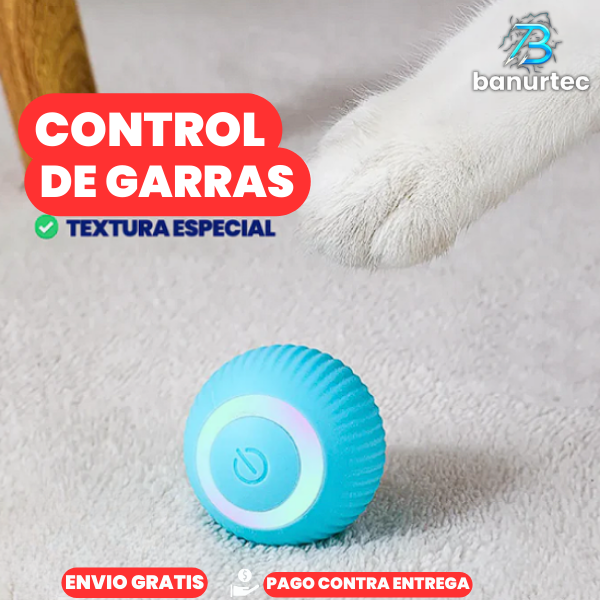 PELOTA INTERACTIVA RECARGABLE PARA GATOS