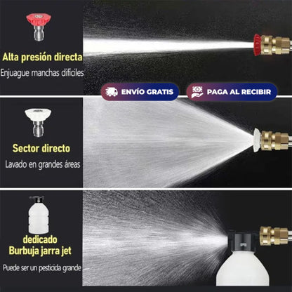 Hidrolavadora Inalámbrica De Dos Baterias 48W Alta Presión | BanurTec™