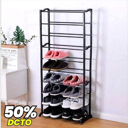 ORGANIZADOR DE ZAPATOS 10 NIVELES METÁLICO 🥇 - banurtec