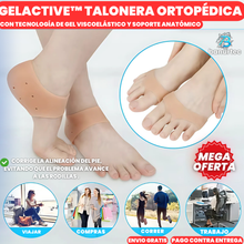 Cargar imagen en el visor de la galería, Oferta Especial 2x1: GelActive™ Talonera Ortopédica Con Tecnología De Gel Viscoelástico
