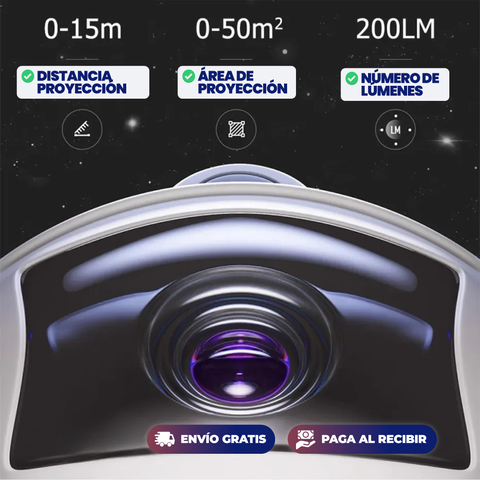 Astronauta Proyector De Galaxias Grande  🌌 | BanurTec™