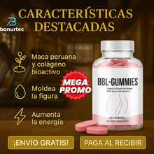 Cargar imagen en el visor de la galería, Bbl Gummies™ – Gomitas de Aguaje, Ácido Folico Y Fenogreco Aumenta Volumen de Forma Natural
