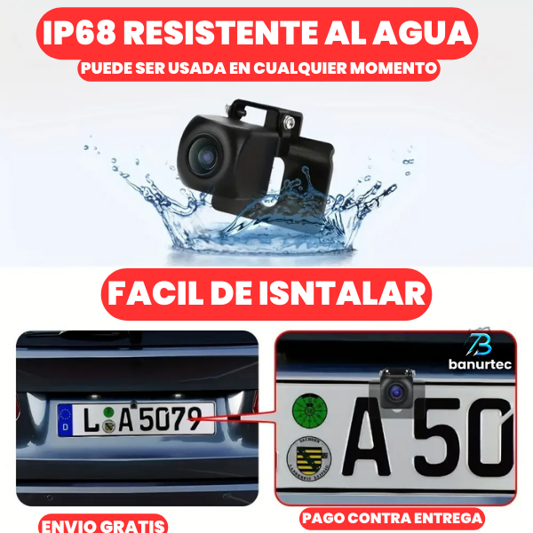 ESPEJO RETROVISOR DOBLE CAMARA ULTRA HD