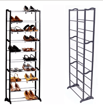 ORGANIZADOR DE ZAPATOS 10 NIVELES METÁLICO 🥇 - banurtec